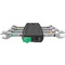 Wera 6005 Joker 4 Set 1 Double Open-Ended Wrench Set, 4pc
