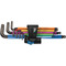 Wera 950/9 Hex-Plus Multicolour HF 1 L-Key Set, Metric, BlackLaser, With Holding Function, 9pc