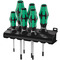 Wera 367/6 TORX� Screwdriver Set Kraftform Plus and Rack, 6pc