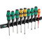 Wera 9650 9pc Magnetic Rail Kraftform Screwdriver Set