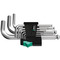 Wera 950/9 Hex-Plus 3 L-Key Set, Metric, Chrome-Plated, 9 pieces 
