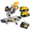 DeWalt DCS365P2 18V XR Cordless XPS 184mm Mitre Saw Kit (2 x 5.0Ah Li-Ion Batteries & Charger)