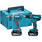 Makita DLX2131TJ 18V Combi/Impact Twin Kit (2 x 5.0Ah Li-Ion batts)