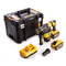 DeWalt DCH334X2 54V Flexvolt SDS+ Hammer Drill Kit (2 x 9.0Ah Batteries, Charger & Case)