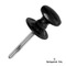 5132 Kirkpatrick Antique Star Spindle Knob