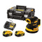 DeWalt DCW210P2-GB 18v XR Brushless Random Orbit Sander 125mm with 2 x 5Ah Batteries, Charger and Case