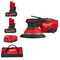 Milwaukee M12FROS2.5-502 12v Fuel 150mm Random Orbital Sander Kit - 2 x 5.0ah Batteries, Charger & Bag