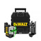 DeWalt DW089CG 3-Way Self-Levelling Cordless IP54 Multi Line Green Laser Level with Case