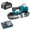 Makita PB003GZ 40V Max XGT Brushless Portable Band Saw 66mm Kit - 4.0ah High Output Battery & Charger