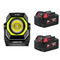 Unilite WL-450R Rechargeable Dual Beam Compact Work Light & Milwaukee 18v 5.0ah Batteries