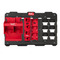 Milwaukee 4932480622 Packout XL Mounting Plate With 4932480712 Drill Storage Station & M12 & M18 Battery Holders