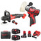 Milwaukee M18FAP180 Polisher & M12BPS Polisher Sander Kit