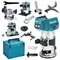 Makita RT001GZ16 40v Brushless Router Trimmer Naked In Case with Extra Bases