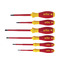 Wiha 25477 6pc Screwdriver Set SoftFinish Electric