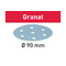 Festool Abrasive Sheet Granat STF D90/6 GR/100 for RO 90 DX - Pack of 100 - Select Grit 