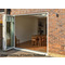 Weatherfold 4S Standard 3 Door, 1 Way - Outward Opening PVDB Brass Finish