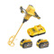 Dewalt DCD240X2 54V XR Flexvolt Brushless Paddle Mixer Kit (2 x 9.0Ah Li-Ion Batteries, Charger, 2 x Paddle Wrenches & Spiral Paddle)