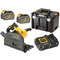 Dewalt DCS520T2 54V XR Flexvolt Plunge Saw (2 x 6.0Ah Li-Ion Batteries & T-STAK Case)