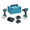 Makita DK0176G205 40v XGT 2pc Brushless Combi Kit - HP001 Combi Drill / TD003 Impact Driver 