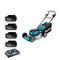 Makita DLM530PT4 Twin 18v (36v) LXT Brushless 53cm Lawn Mower Kit - 4 x 5.0ah Batteries and Twin Charger