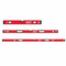 Milwaukee 3pc Redstick Backbone Box Level Set - 60cm / 120cm and 180cm