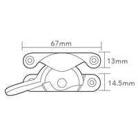 FFB Non-locking Narrow Keep Fitch Fastener