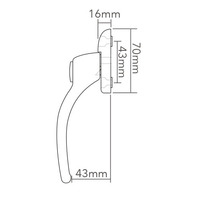 HCNH Connoisseur MK1 Locking Inline Espag Handle