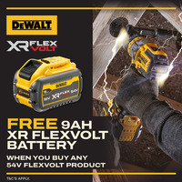 DeWalt DCV586MT2 54V XR Flexvolt M-Class Dust Extractor Kit - 2 x 6.0ah Flexvolt Batteries