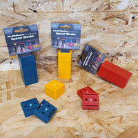 StealthMounts 6 Pack 12mm Spacer Blocks for Tool Mounts - Red