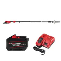 Milwaukee M18FTPS30-0 18v 30cm Telescopic Pole Saw Kit - 12.0ah Forge Battery & Charger