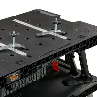 Keter 272924 Folding Work Table & Hold Down Clamps Gen-2 