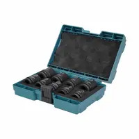 Makita E-16564 1/2" Square Drive Black Impact Socket Set 9 Piece 