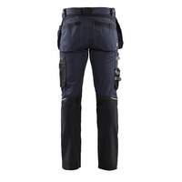 Blaklader 1599 Cratsman Trousers with Stretch Dark Navy/Black - Select Size
