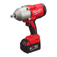 Milwaukee M18BLHIWF12-502X 18v Brushless 1/2" High Torque Impact Wrench with Friction Ring Kit - 2 x 5.0ah Batteries