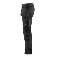 Blaklader 1554 Craftsman Trousers with Stretch Dark Grey/Black - Select Size