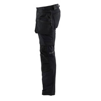 Blaklader 1720 Craftsman Trousers 4-Way Stretch Black - Select Size