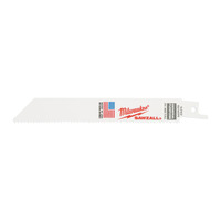 Milwaukee Sawzall Multi Material Cutting Blades - Wood/Plastic/Metal - Packs of 5 (Select Size)