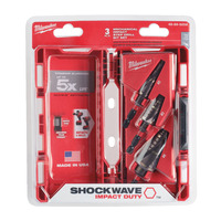 Milwaukee 48899266 3pc Shockwave Step Drill Set 