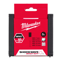 Milwaukee 4932352822 5pc Shockwave Impact Duty Nut Driver Set 