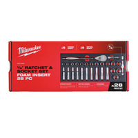 Milwaukee 4932479826 1/2" Ratchet & Socket Set Foam Insert