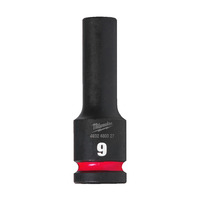 Milwaukee Shockwave 1/2" Impact Duty Impact Sockets - Deep - Select Size