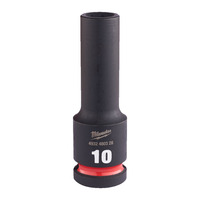 Milwaukee Shockwave 1/2" Impact Duty Impact Sockets - Deep - Select Size