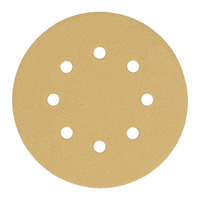 Milwaukee 125mm High Performance Hook and Loop Sanding Discs Pack of 10 or 50 - Select Grit