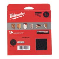 Milwaukee 4932492292 150mm Pad Saver for Power Grid Mesh Sanding Sheets - Pack of 5