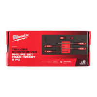 Milwaukee 4932492393 Tri-Lobe Screwdriver Set Foam Insert