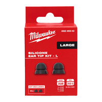 Milwaukee 4932493362 Silicone Ear Tip Replacement Size L - Pack of 5 Pairs 