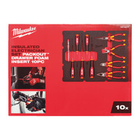 Milwaukee 4932493637 10pc Packout Drawer Insulated Electrician Foam Insert Set 