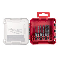 Milwaukee 4932498267 6pc 1/4" HSS-G Combi Drill Tap Set 