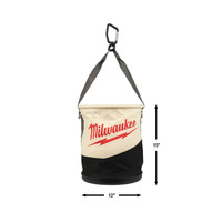 Milwaukee 4932498657 Canvas Utility Bucket with Pockets 