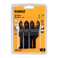 Dewalt DT20713 3pc Multi Tool Blade Set 